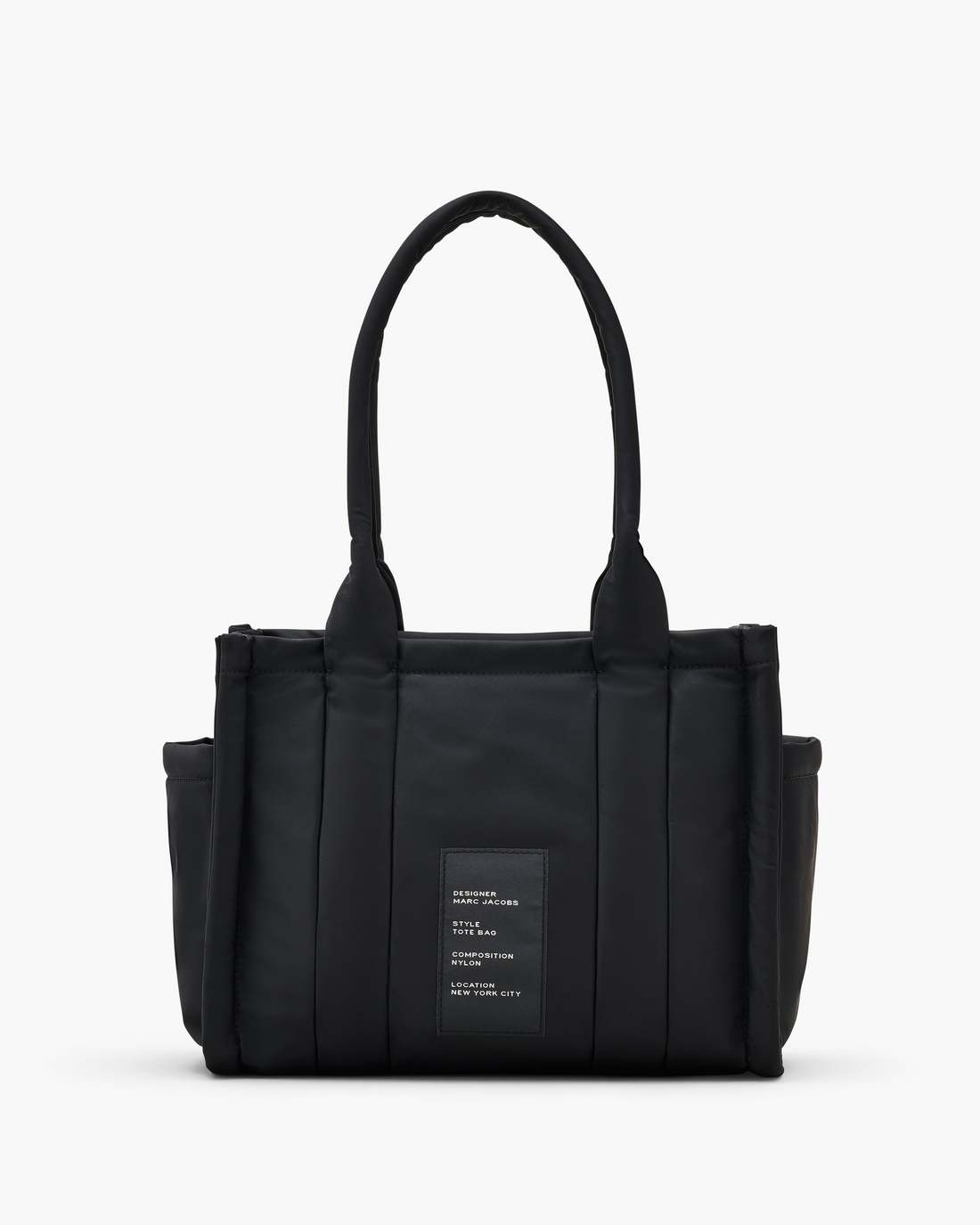 The Puffy Nylon Medium Tote Bag Black