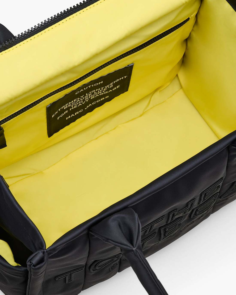 The Puffy Nylon Medium Tote Bag Black