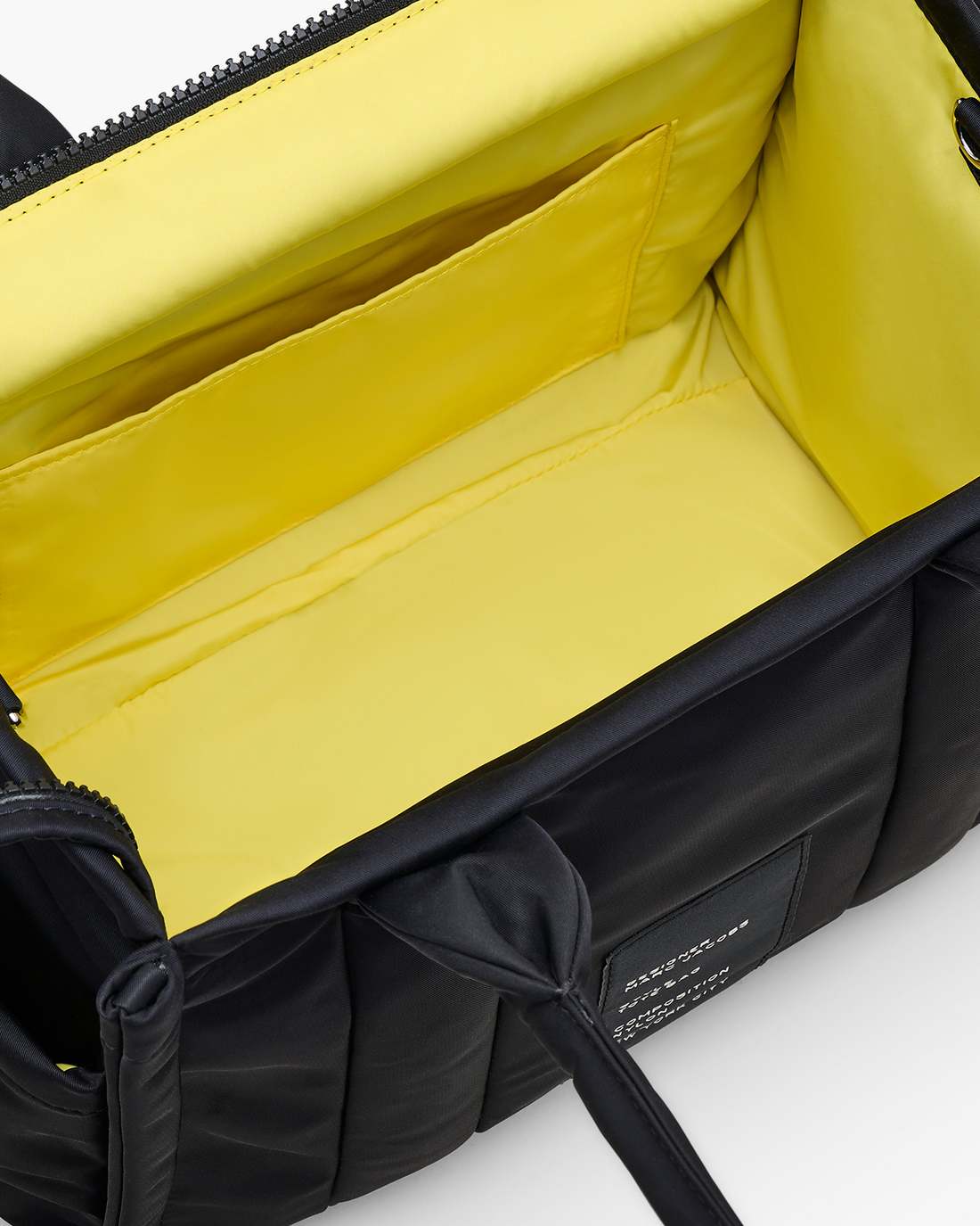 The Puffy Nylon Medium Tote Bag Black