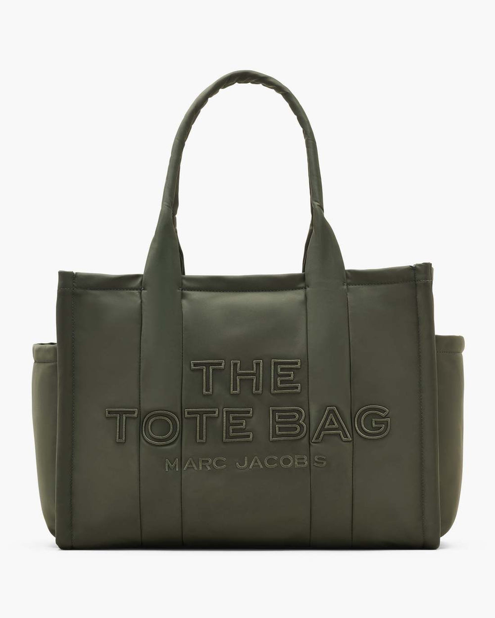 The Puffy Nylon Large Tote Bag Army Green