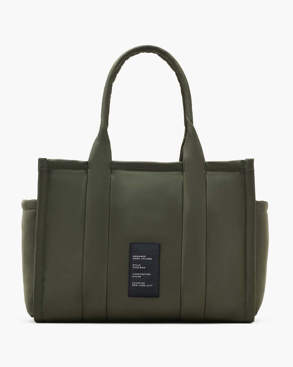 The Puffy Nylon Large Tote Bag Army Green