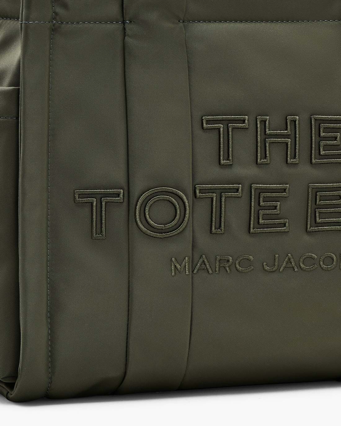 The Puffy Nylon Medium Tote Bag Army Green