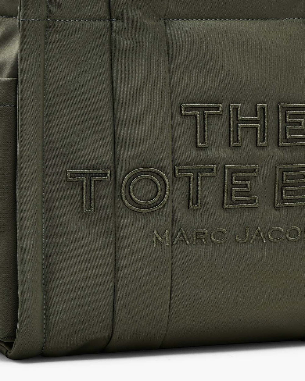 The Puffy Nylon Medium Tote Bag Army Green