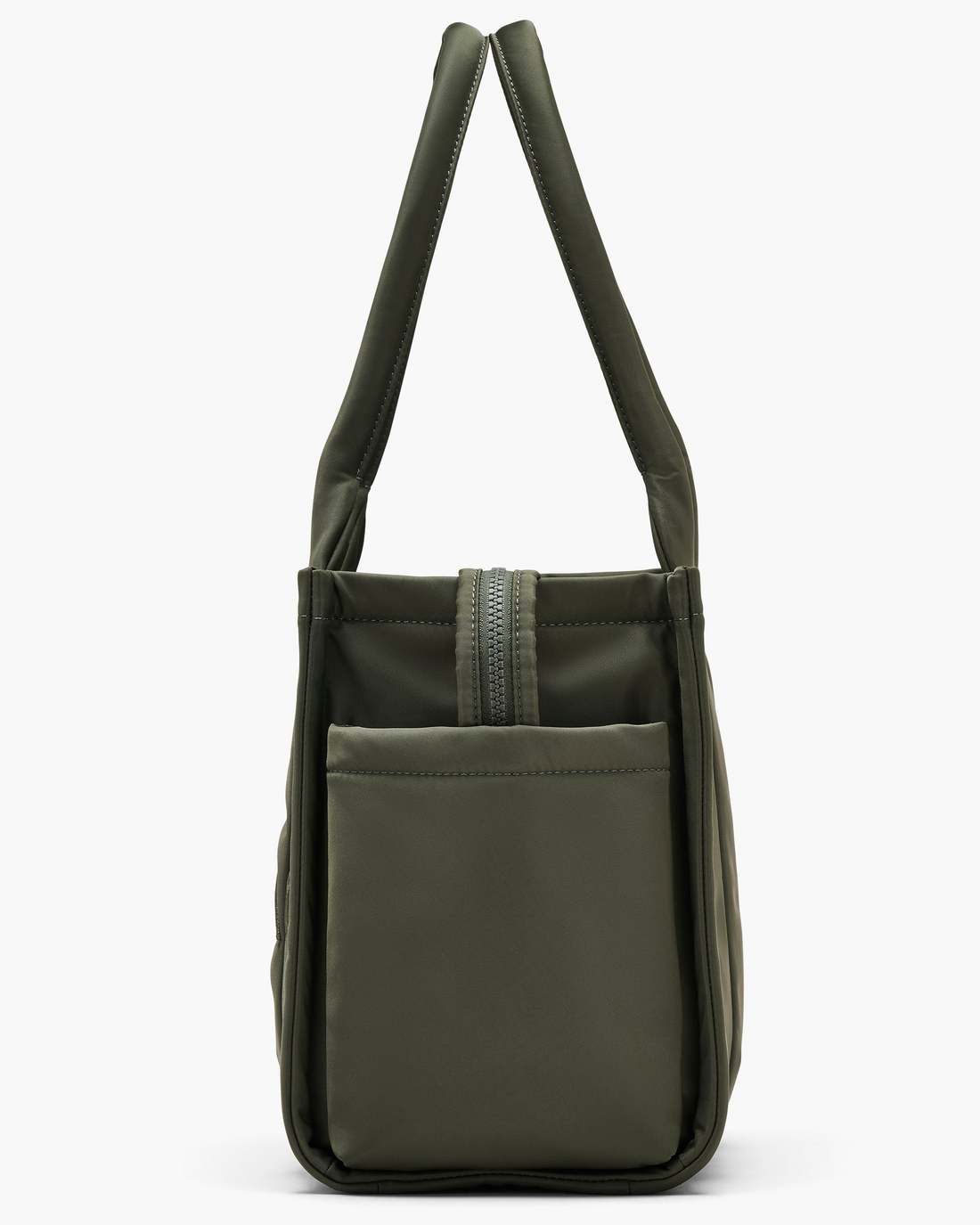 The Puffy Nylon Medium Tote Bag Army Green