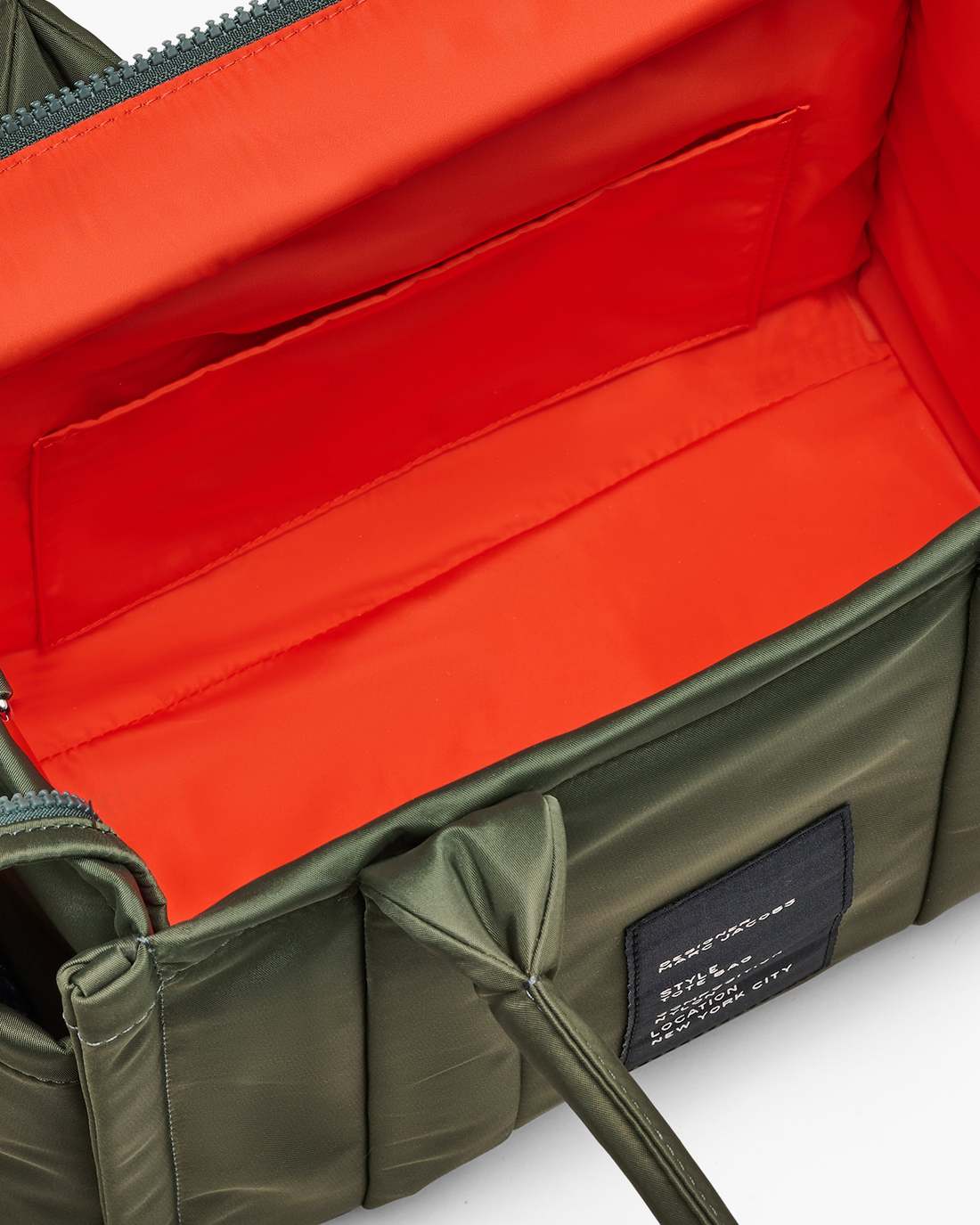 The Puffy Nylon Medium Tote Bag Army Green