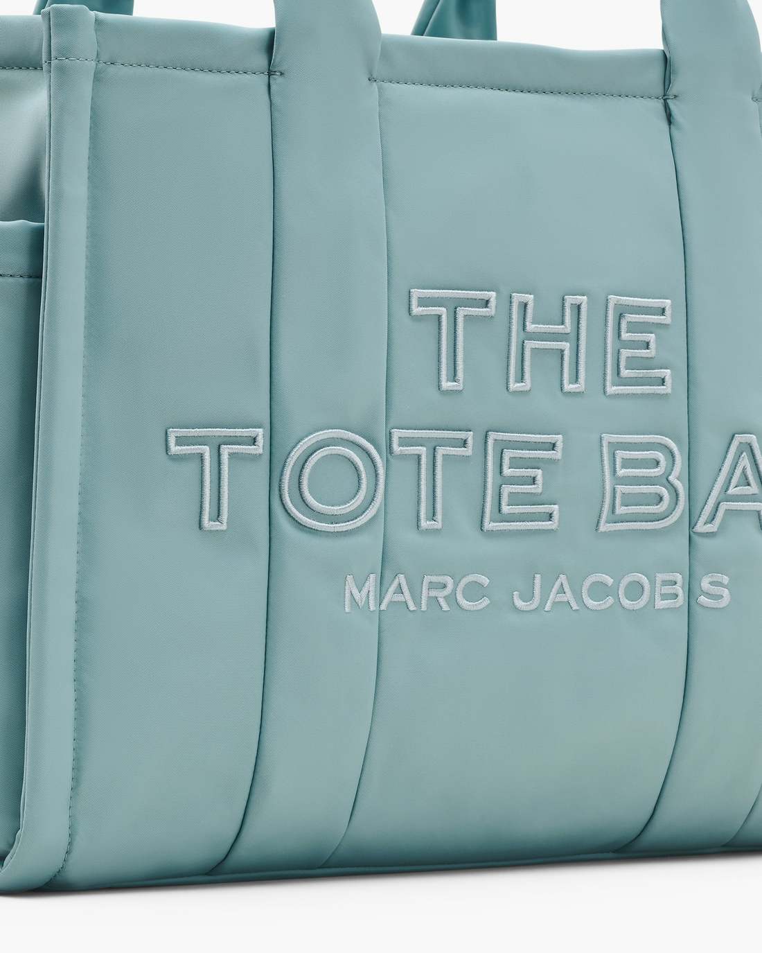 The Puffy Nylon Large Tote Bag Sky Blue