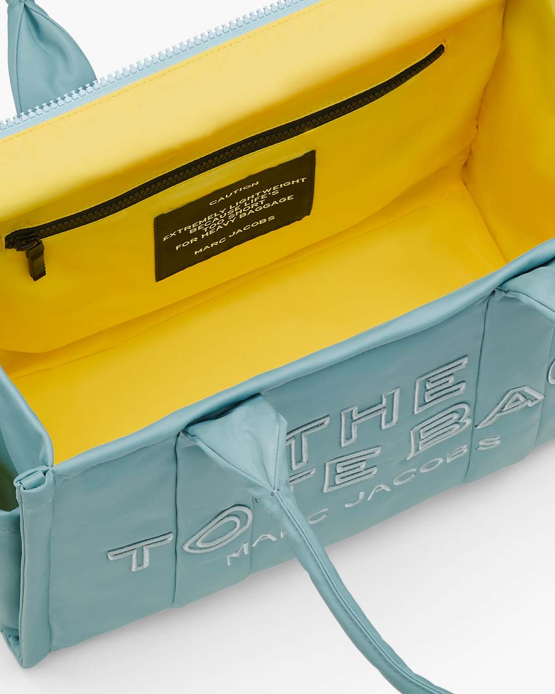 The Puffy Nylon Large Tote Bag Sky Blue