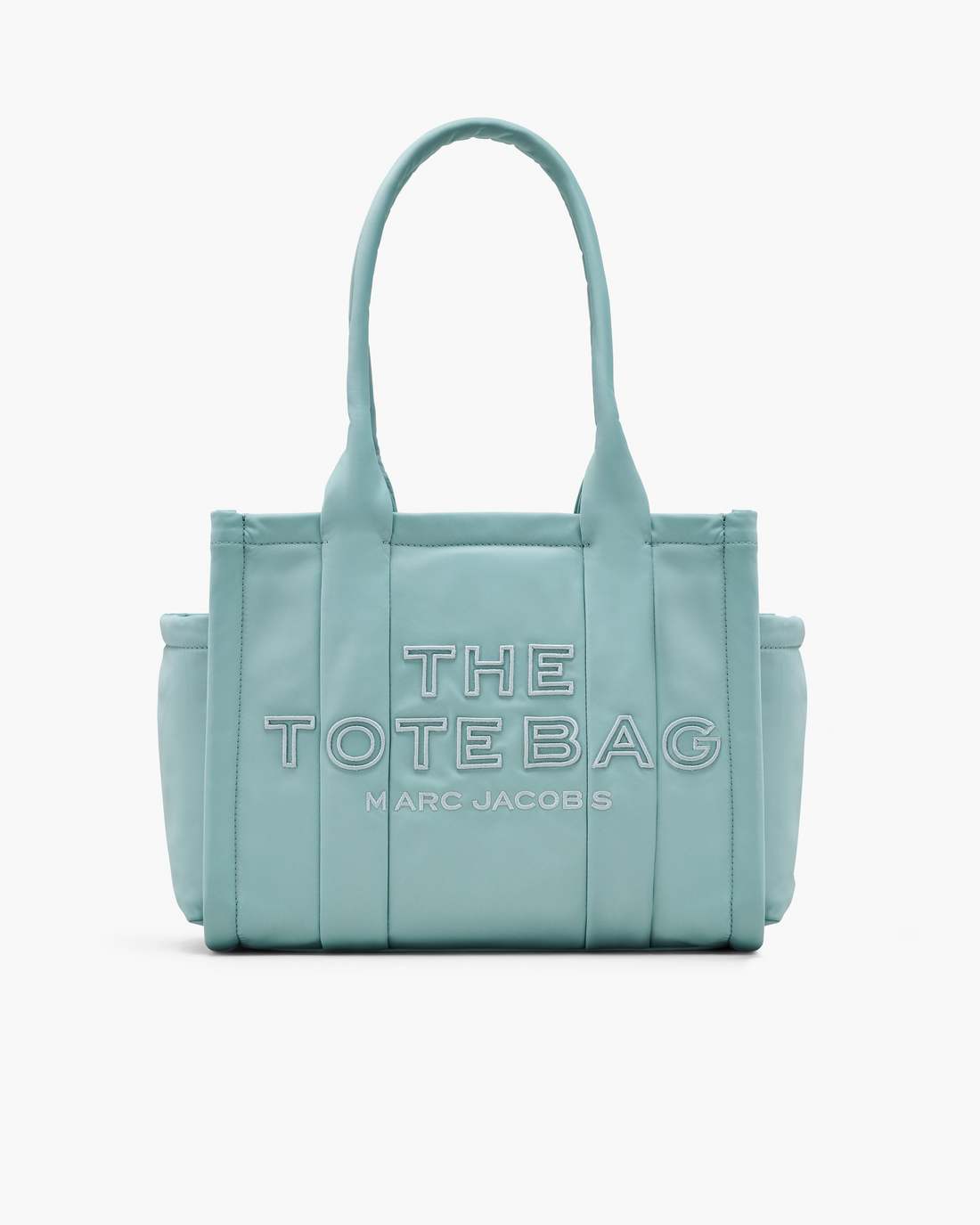 The Puffy Nylon Medium Tote Bag Sky Blue