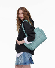 The Puffy Nylon Medium Tote Bag Sky Blue