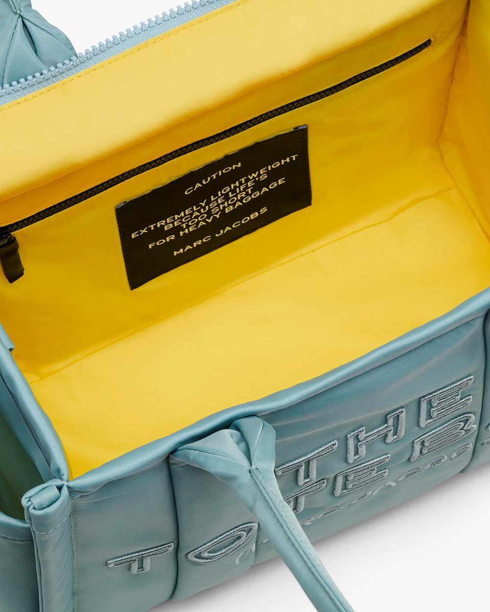 The Puffy Nylon Medium Tote Bag Sky Blue