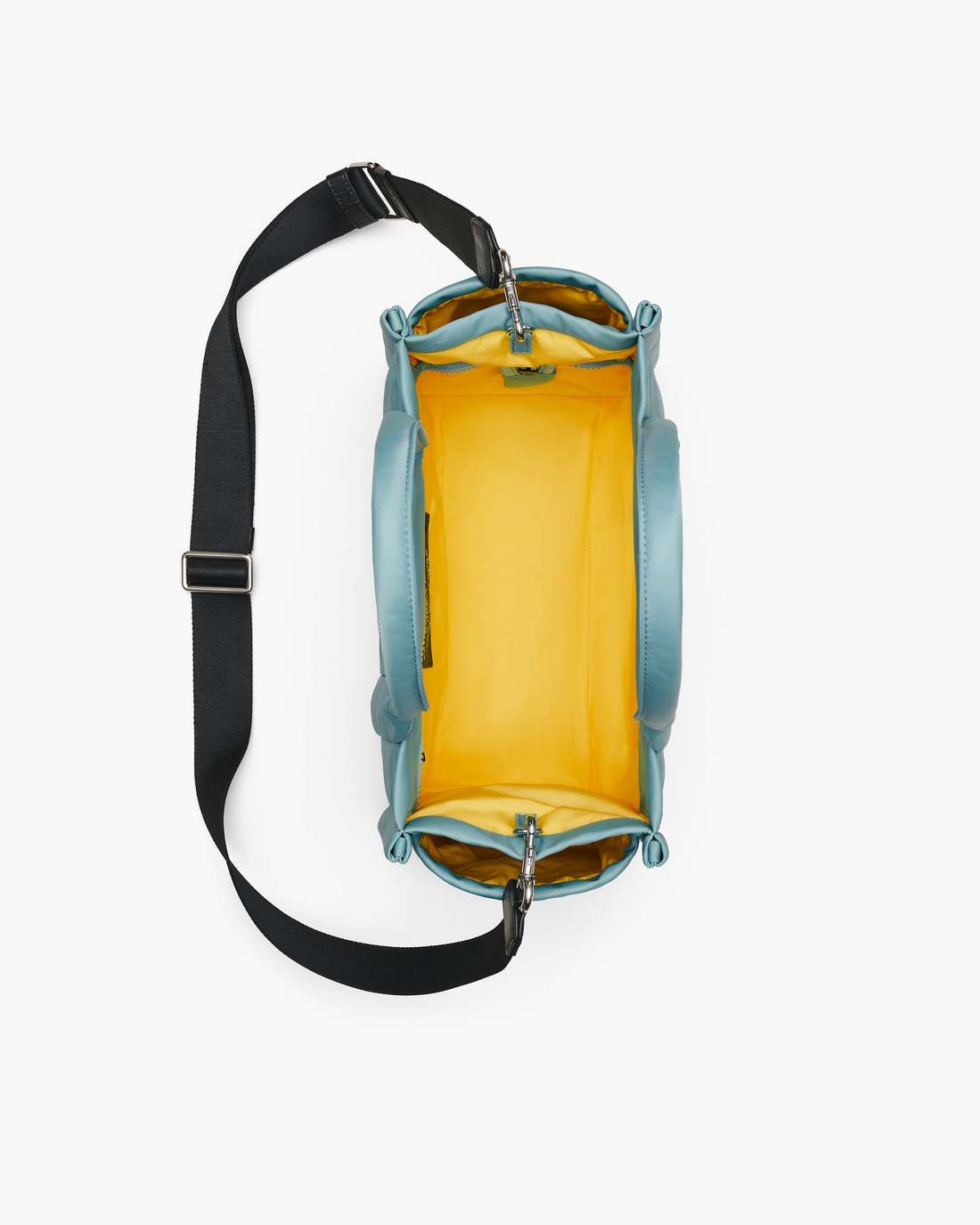 The Puffy Nylon Medium Tote Bag Sky Blue