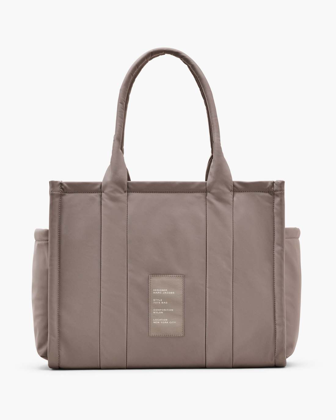The Puffy Nylon Large Tote Bag Cement