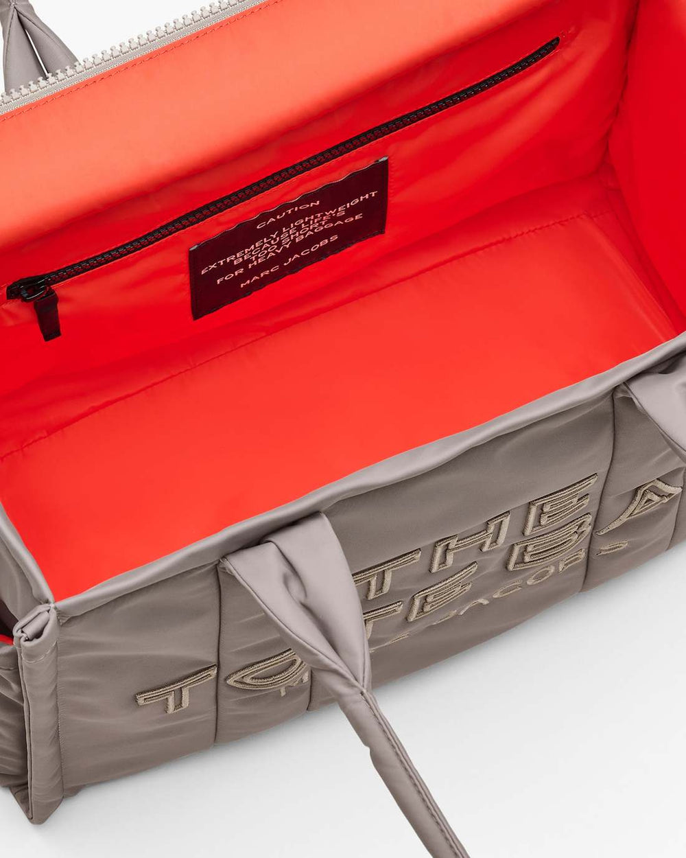 The Puffy Nylon Large Tote Bag Cement