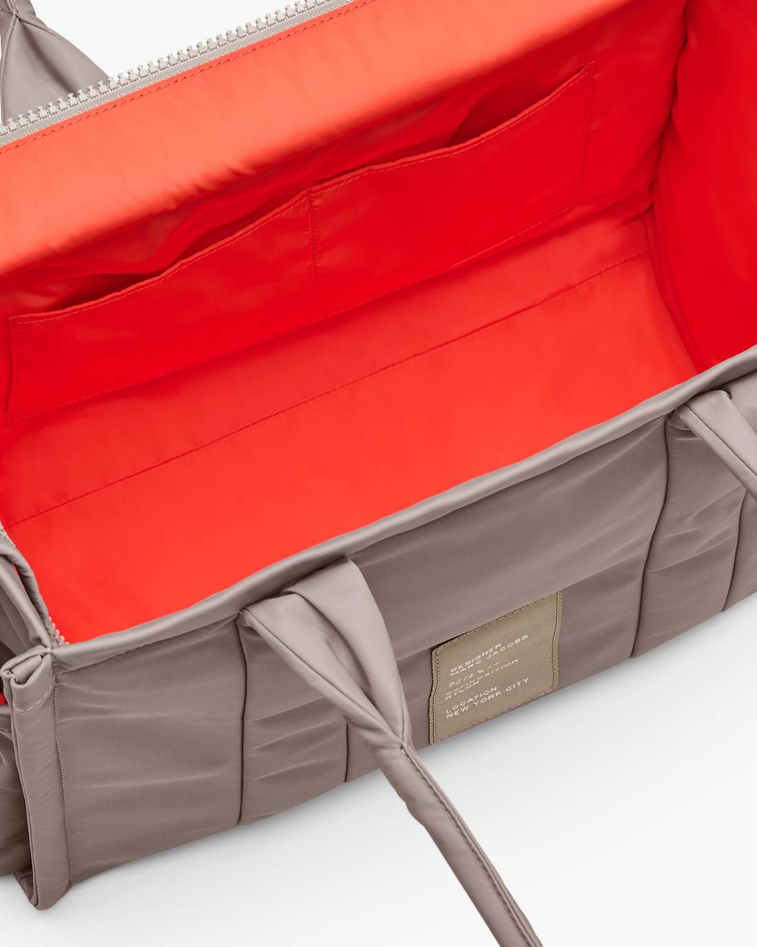 The Puffy Nylon Large Tote Bag Cement