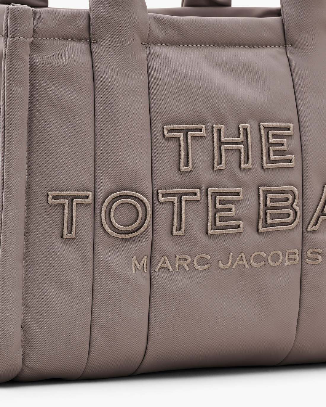 The Puffy Nylon Medium Tote Bag Cement