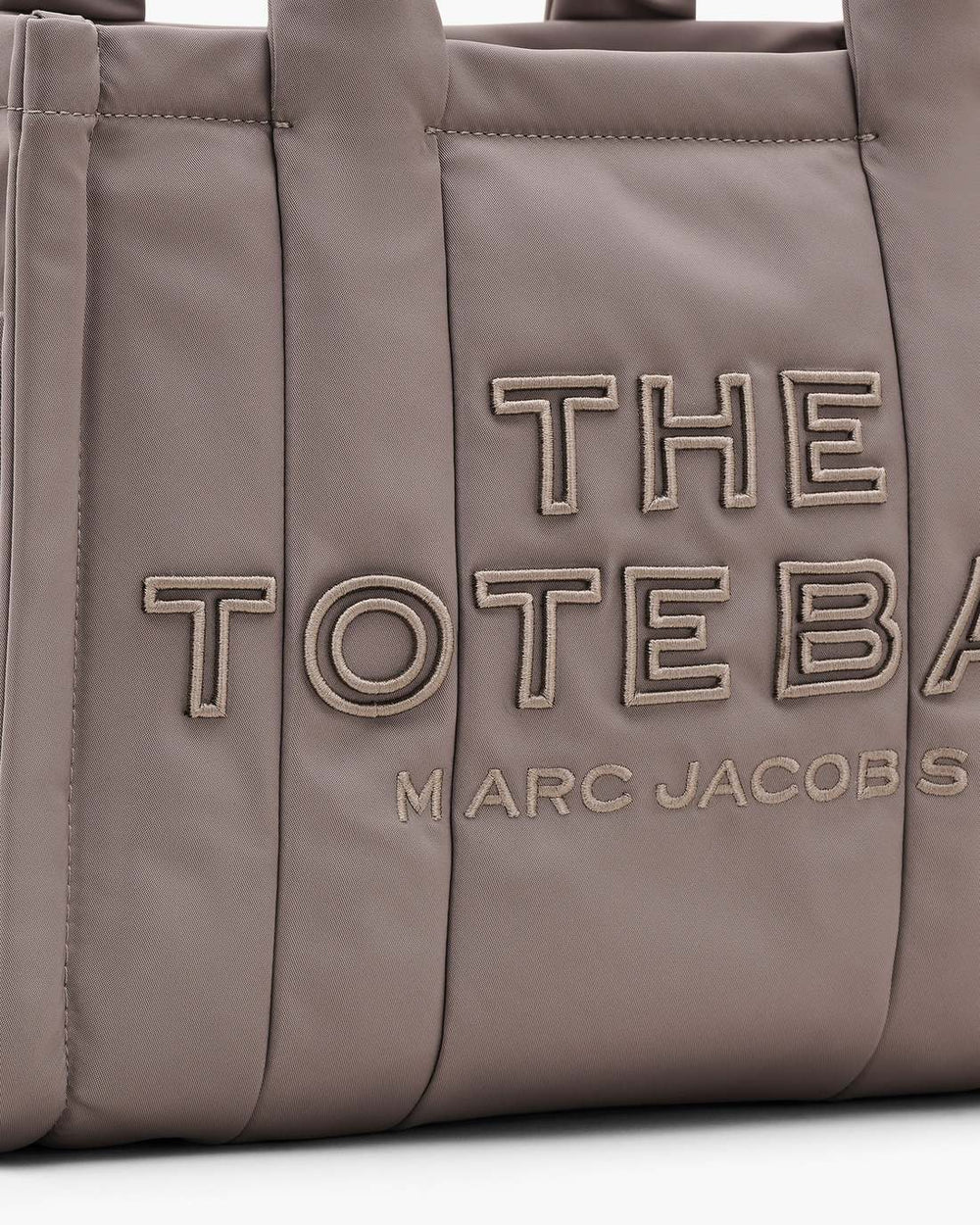 The Puffy Nylon Medium Tote Bag Cement