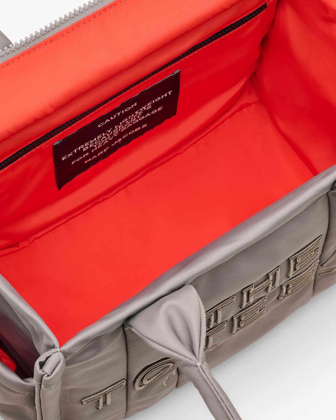 The Puffy Nylon Medium Tote Bag Cement