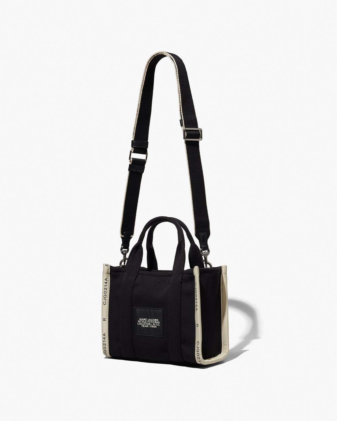 The Jacquard Small Tote Bag Black