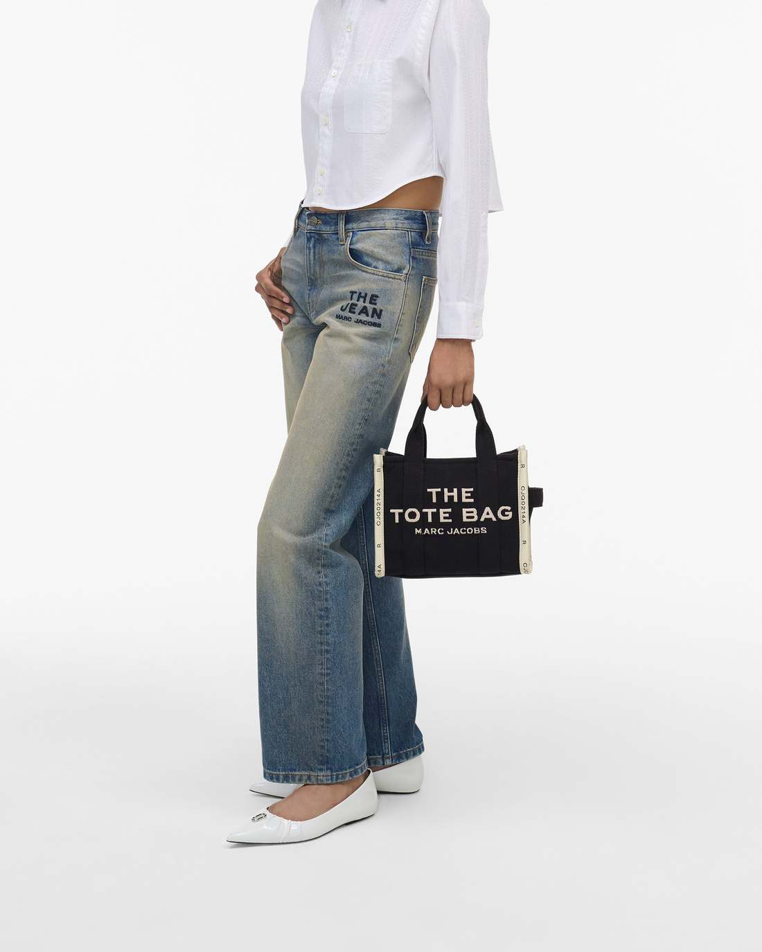 The Jacquard Small Tote Bag Black