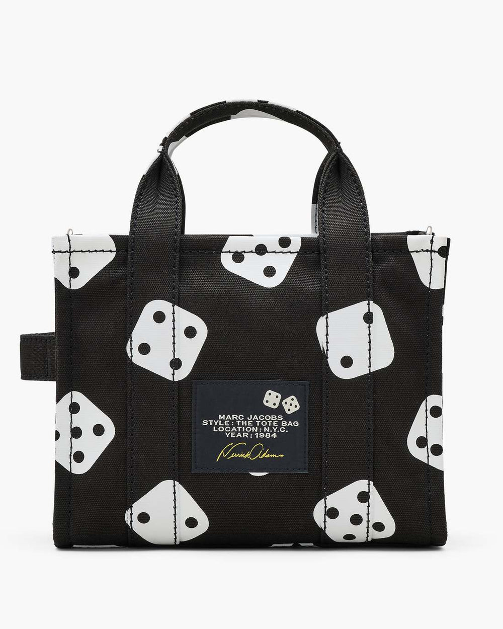 Derrick Adams X Marc Jacobs Canvas Small Tote Bag Black/White