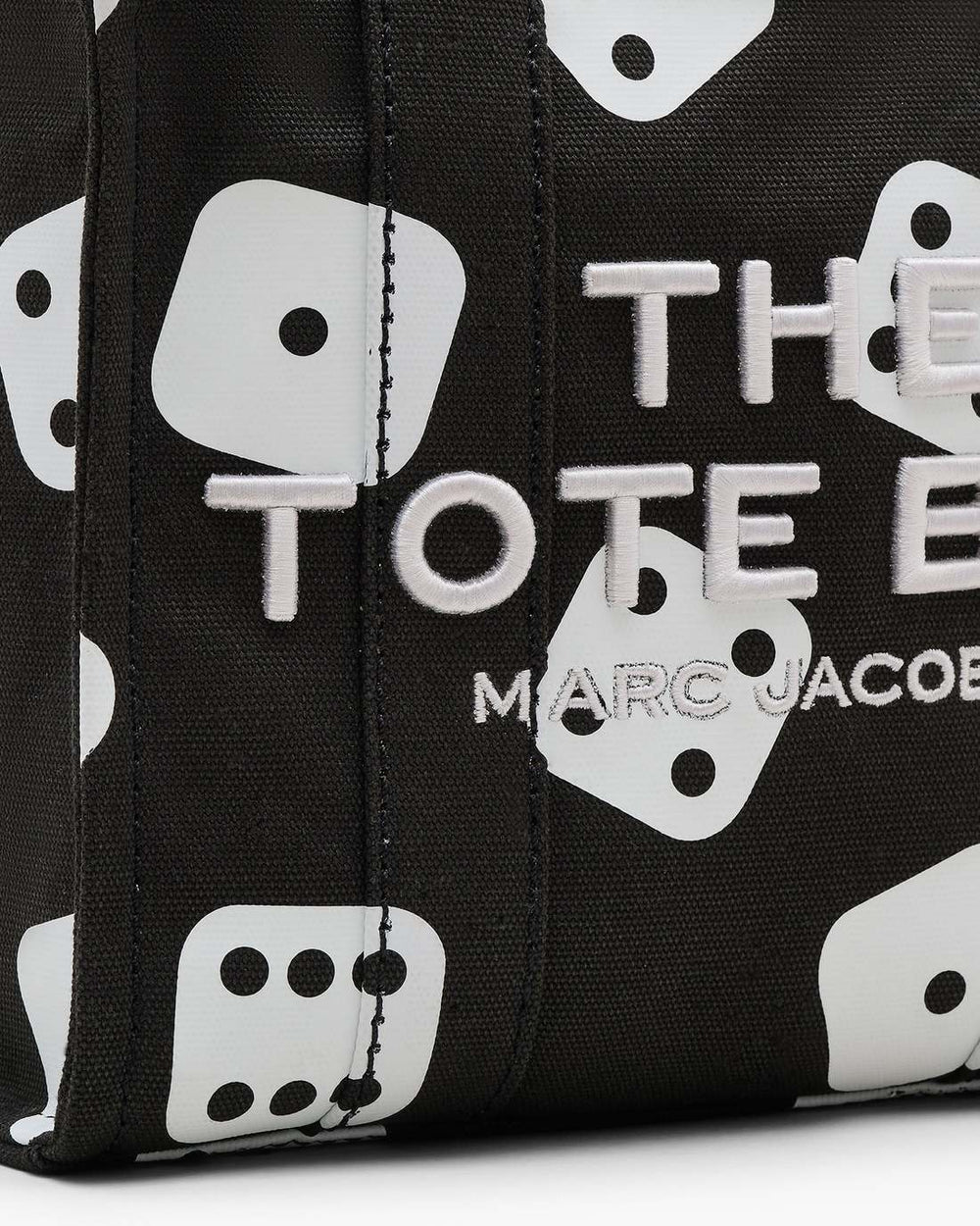 Derrick Adams X Marc Jacobs Canvas Small Tote Bag Black/White