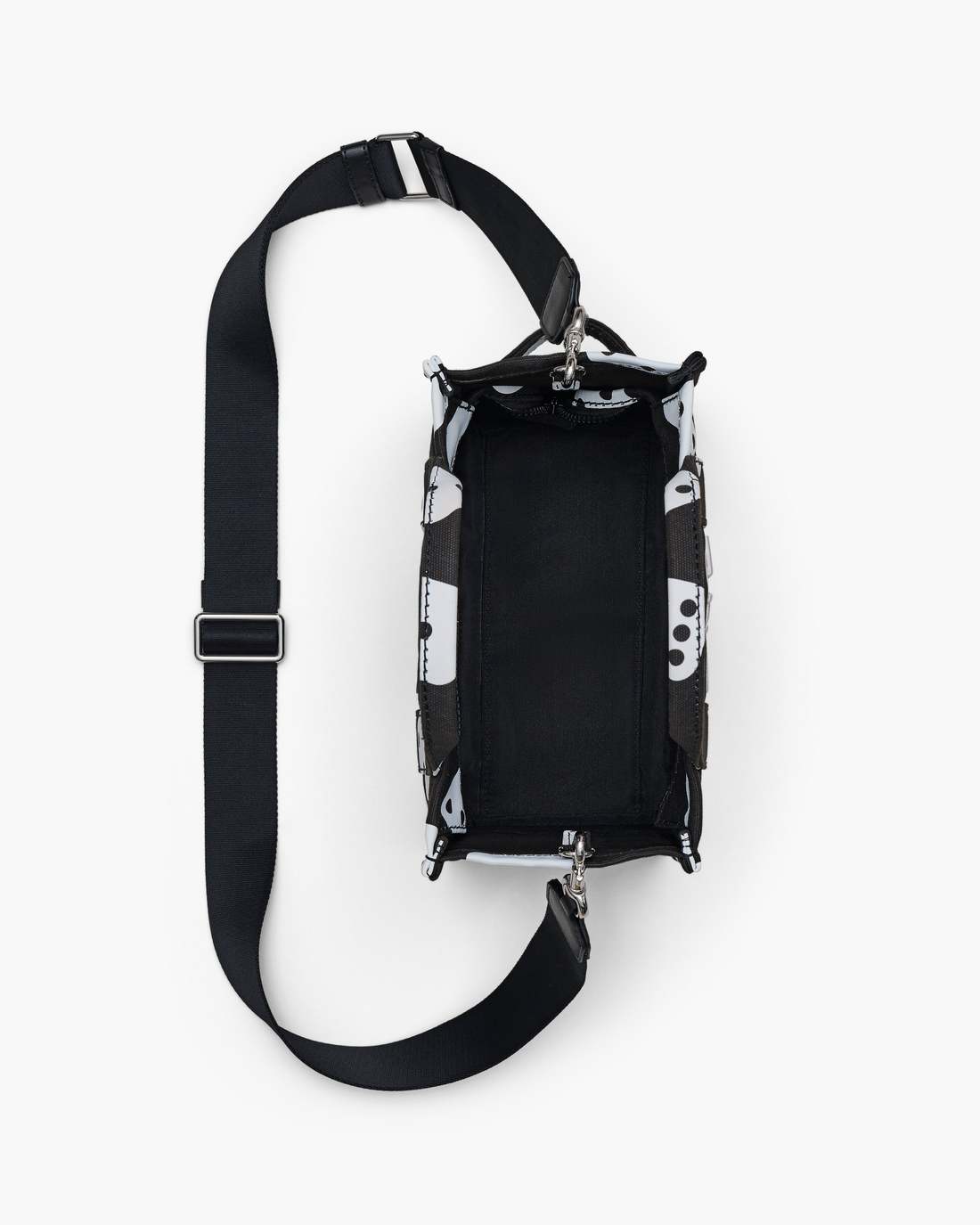 Derrick Adams X Marc Jacobs Canvas Small Tote Bag Black/White