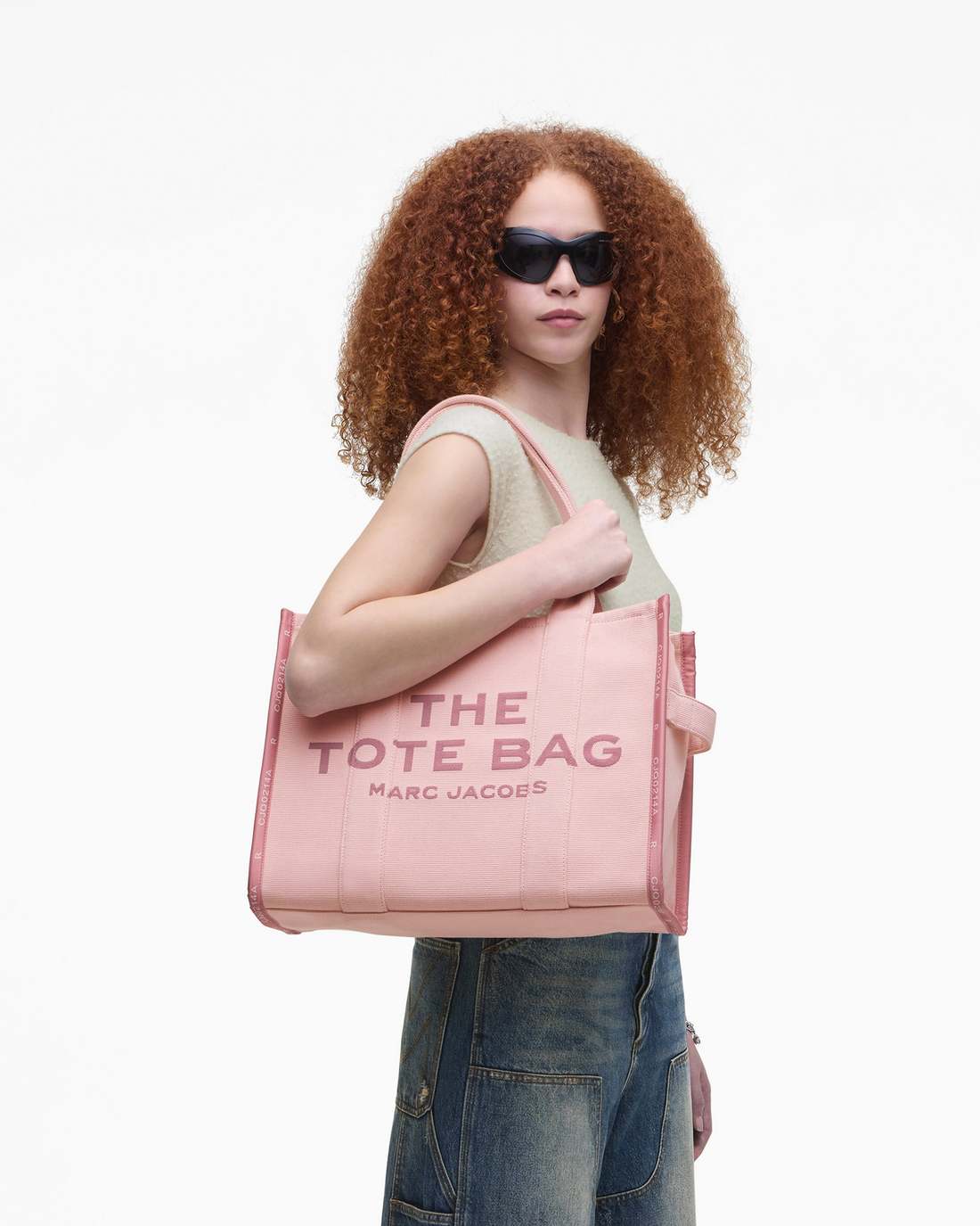 The Jacquard Large Tote Bag Rose