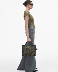 The Camo Jacquard Medium Tote Bag Camo Multi
