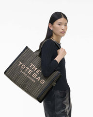 The Monogram Jacquard Large Tote Bag Beige Multi