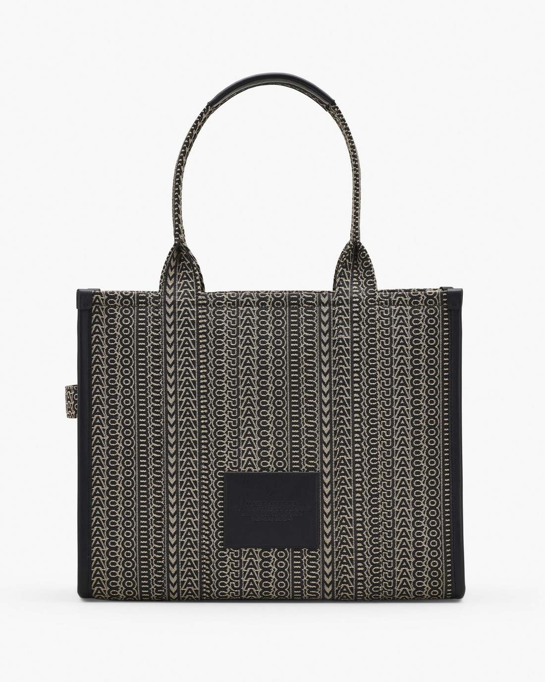 The Monogram Jacquard Large Tote Bag Beige Multi