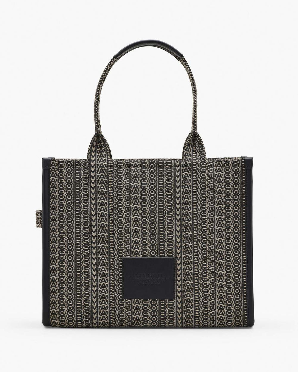 The Monogram Jacquard Large Tote Bag Beige Multi