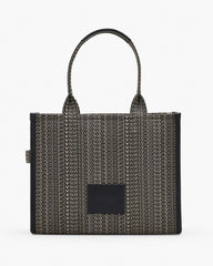 The Monogram Jacquard Large Tote Bag Beige Multi