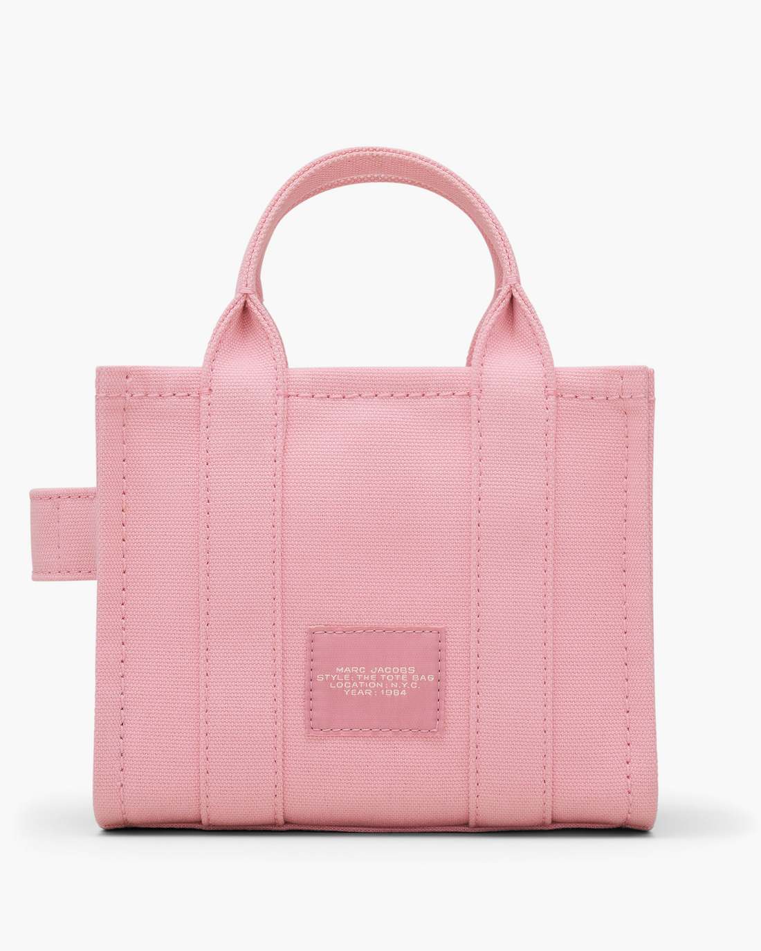 The Canvas Crossbody Tote Bag Ribbon Pink