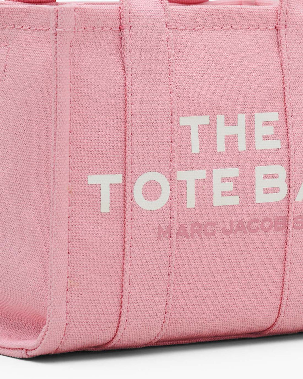 The Canvas Crossbody Tote Bag Ribbon Pink