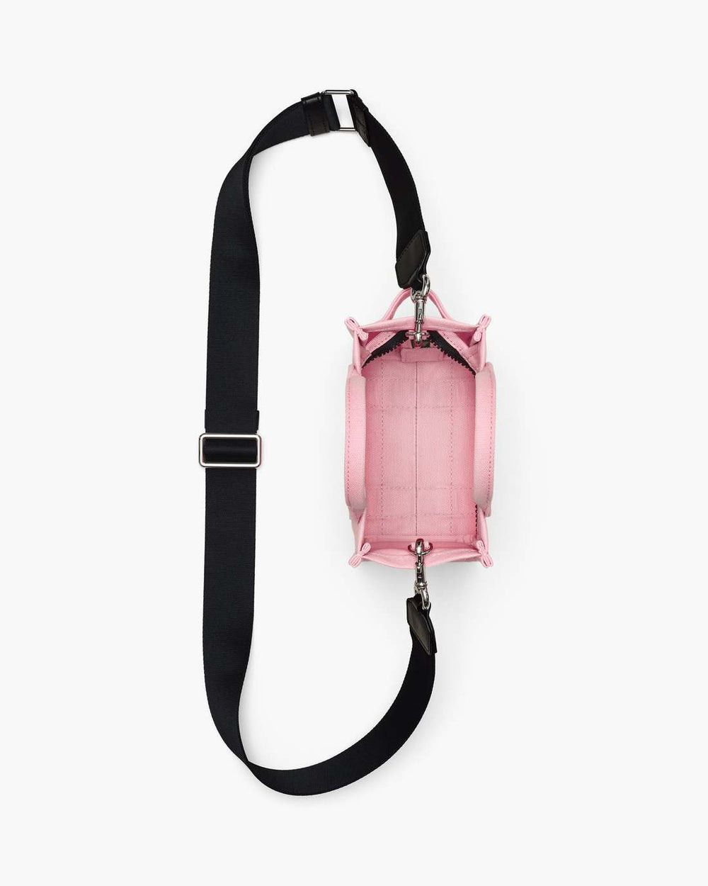 The Canvas Crossbody Tote Bag Ribbon Pink