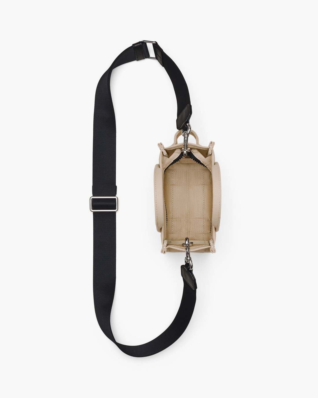 The Canvas Crossbody Tote Bag Beige