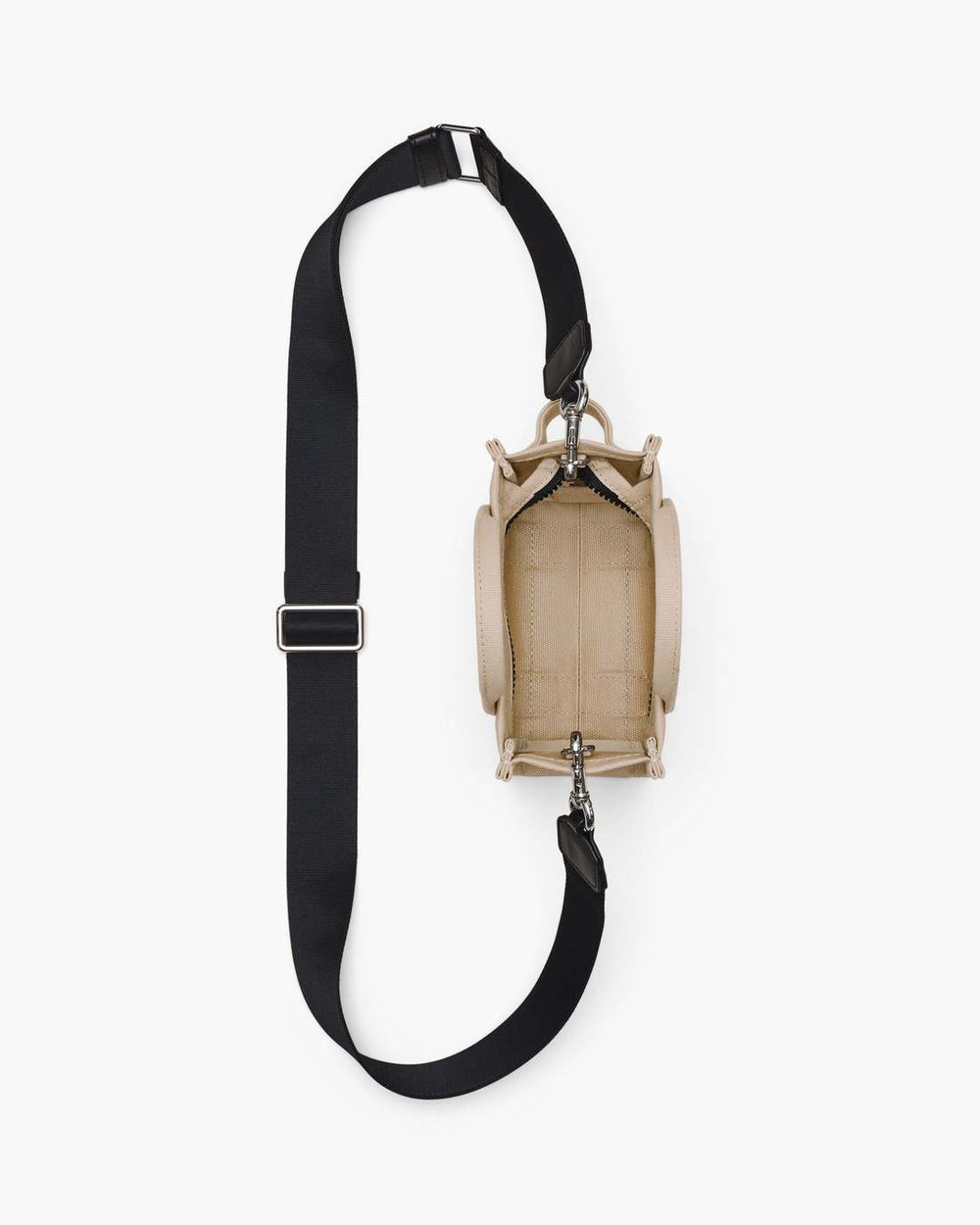 The Canvas Crossbody Tote Bag Beige