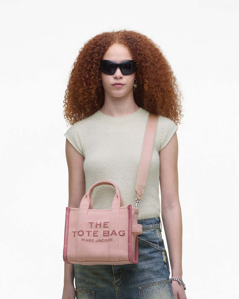 The Jacquard Small Tote Bag Rose