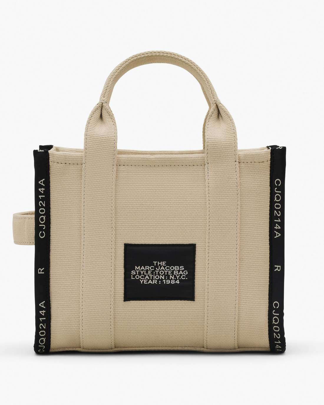 The Jacquard Small Tote Bag Warm Sand