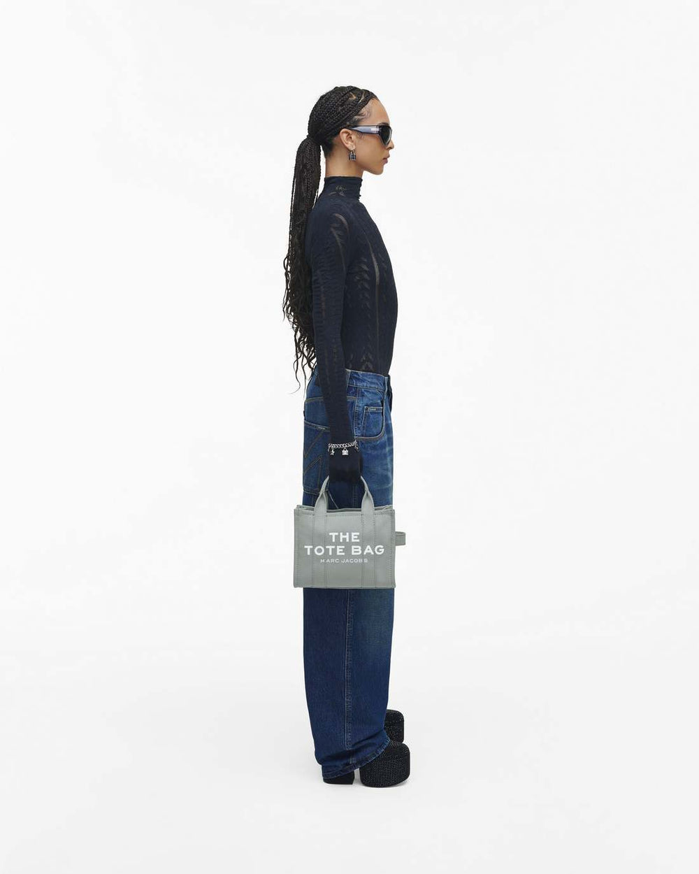 The Canvas Small Tote Bag Wolf Grey