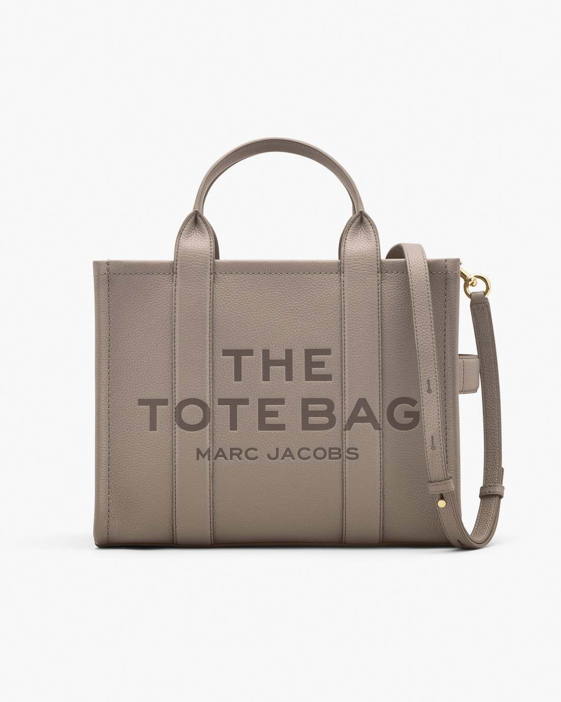 The Leather Medium Tote Bag Cement