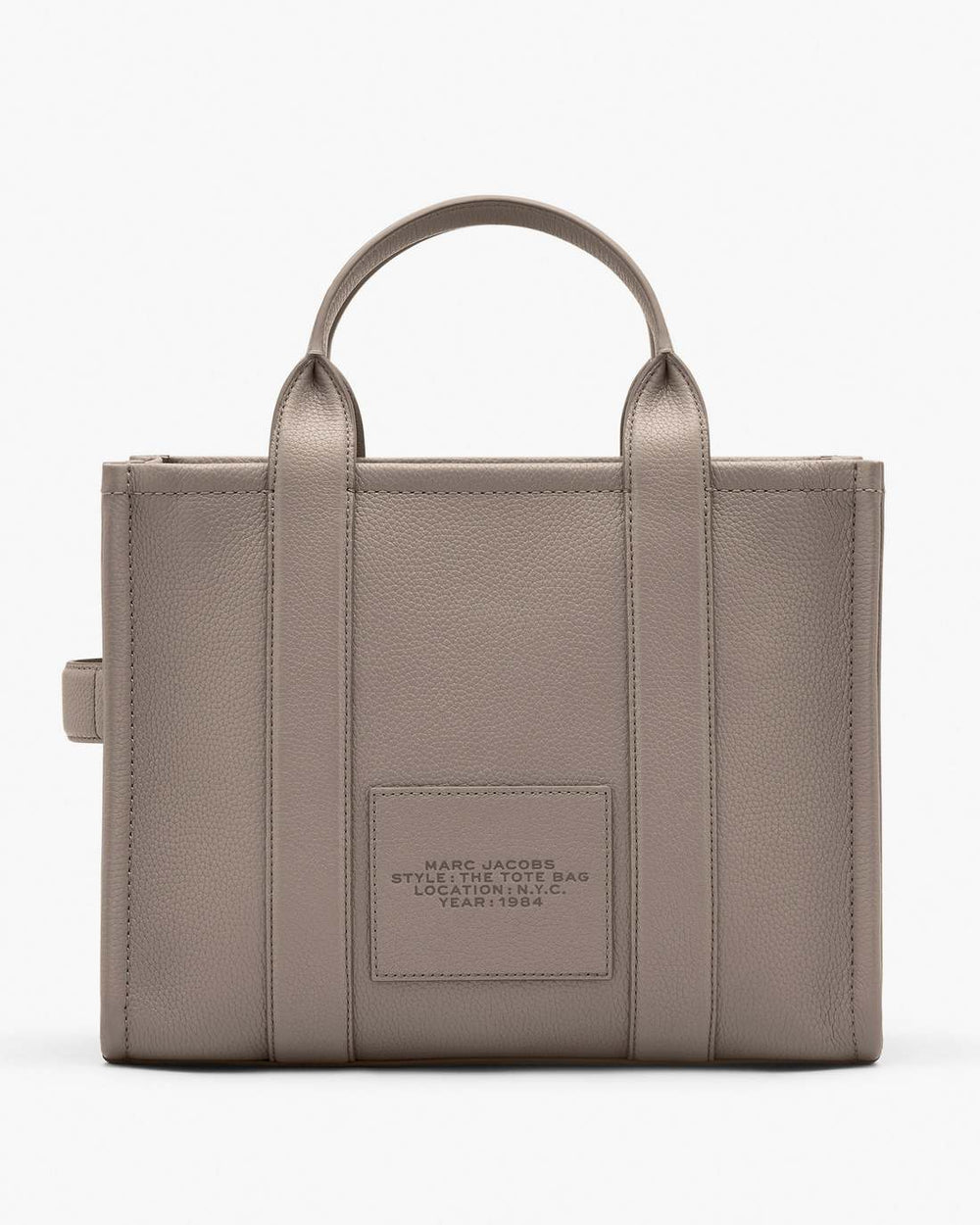 The Leather Medium Tote Bag Cement