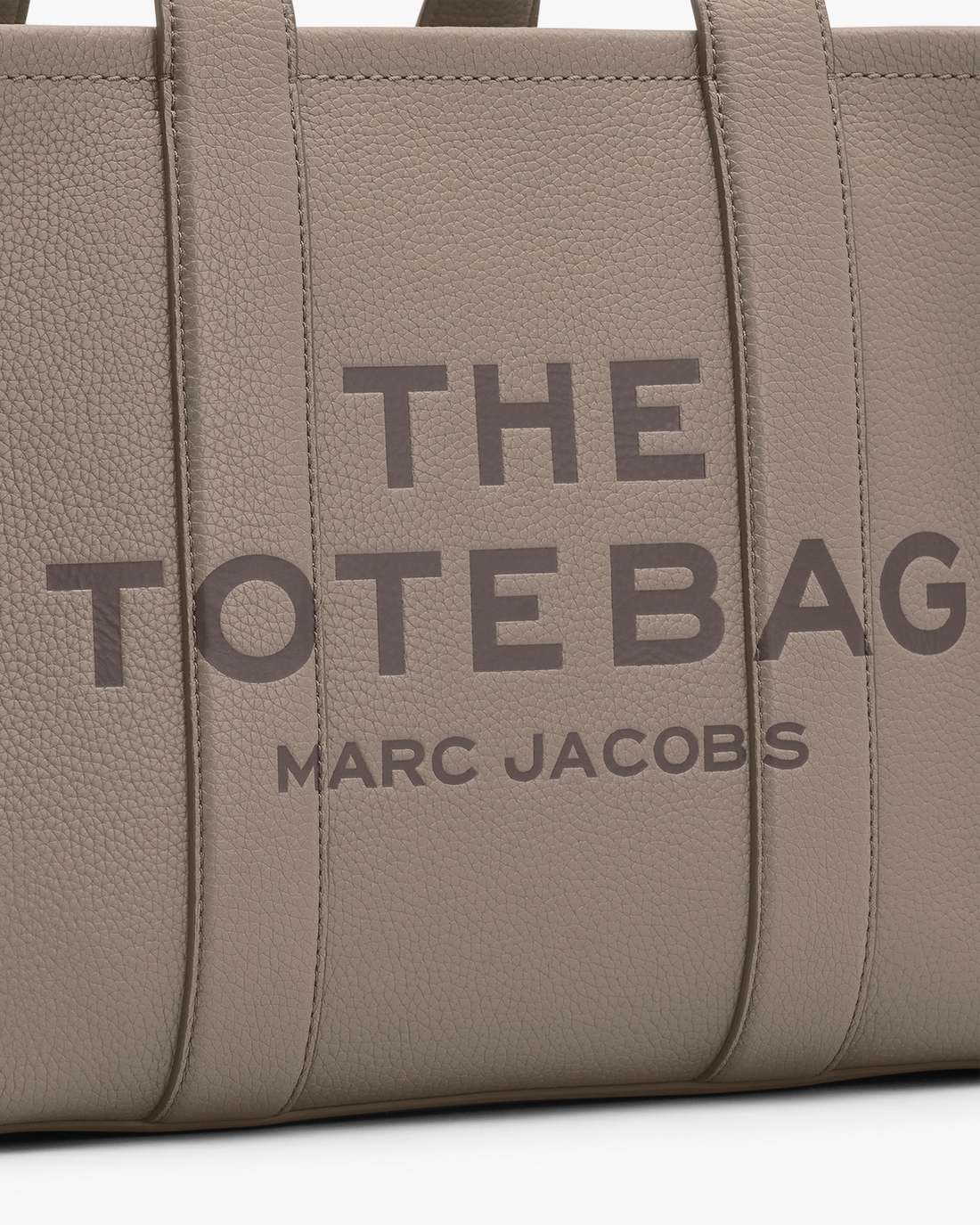 The Leather Medium Tote Bag Cement