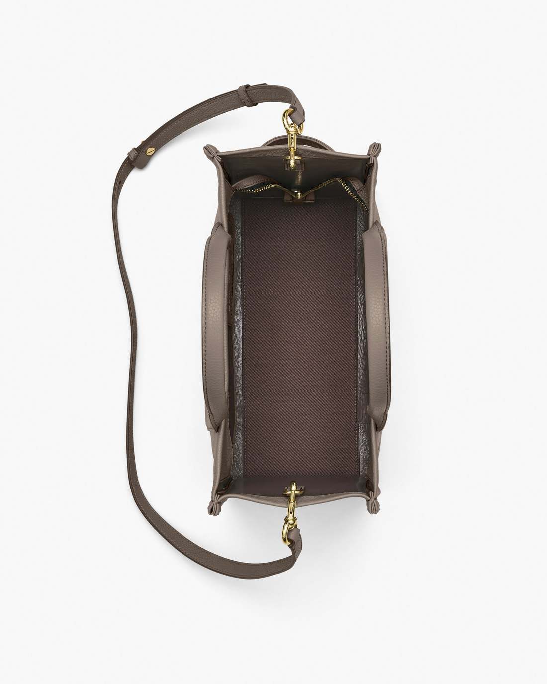 The Leather Medium Tote Bag Cement