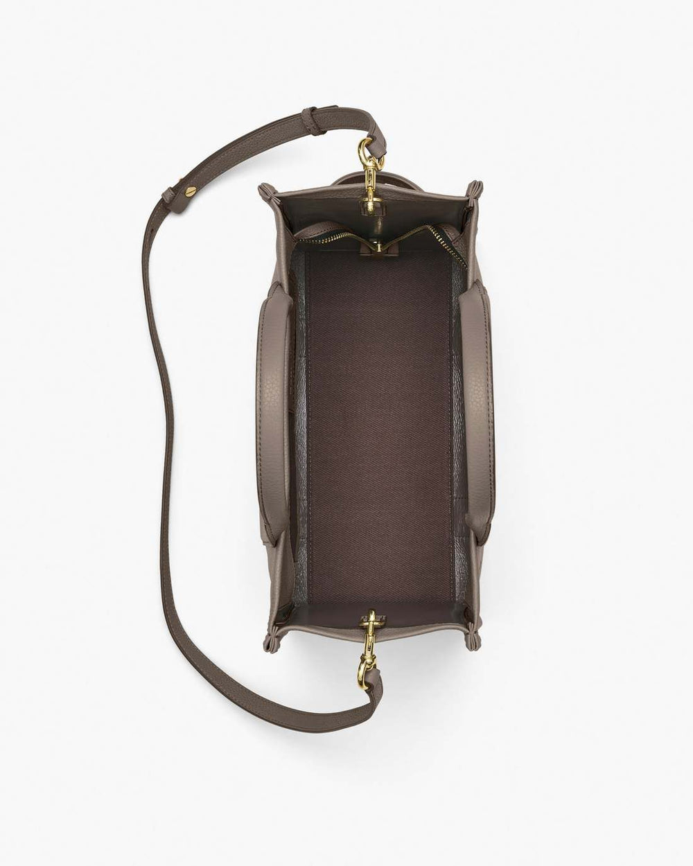 The Leather Medium Tote Bag Cement