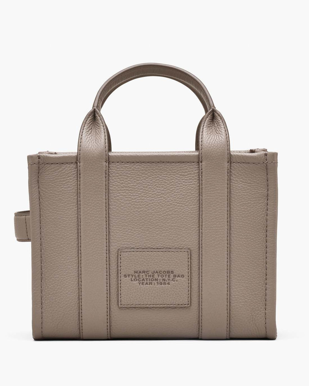 The Leather Small Tote Bag Cement