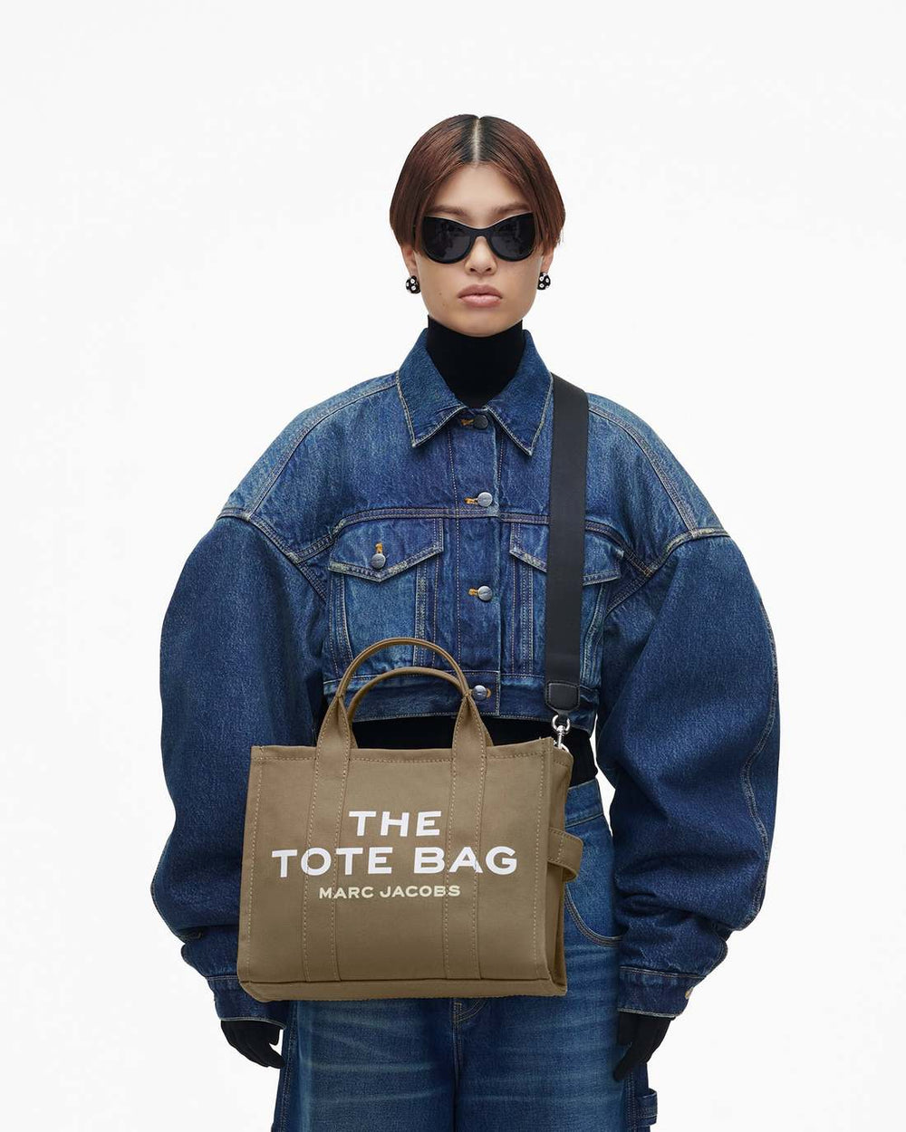 The Canvas Medium Tote Bag Slate Green