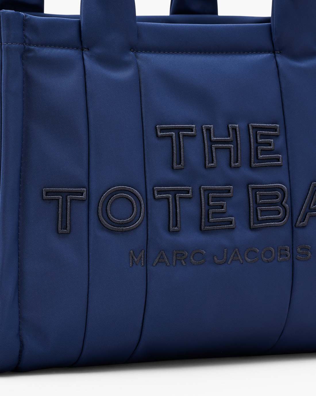 The Puffy Nylon Medium Tote Bag Blue Sea