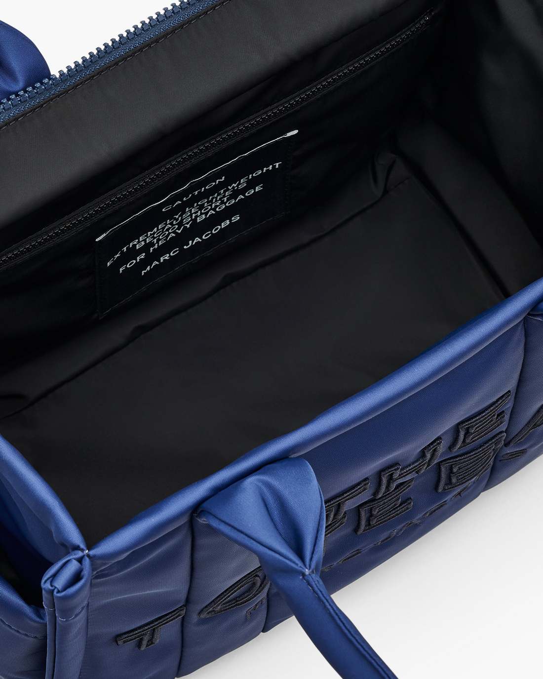 The Puffy Nylon Medium Tote Bag Blue Sea