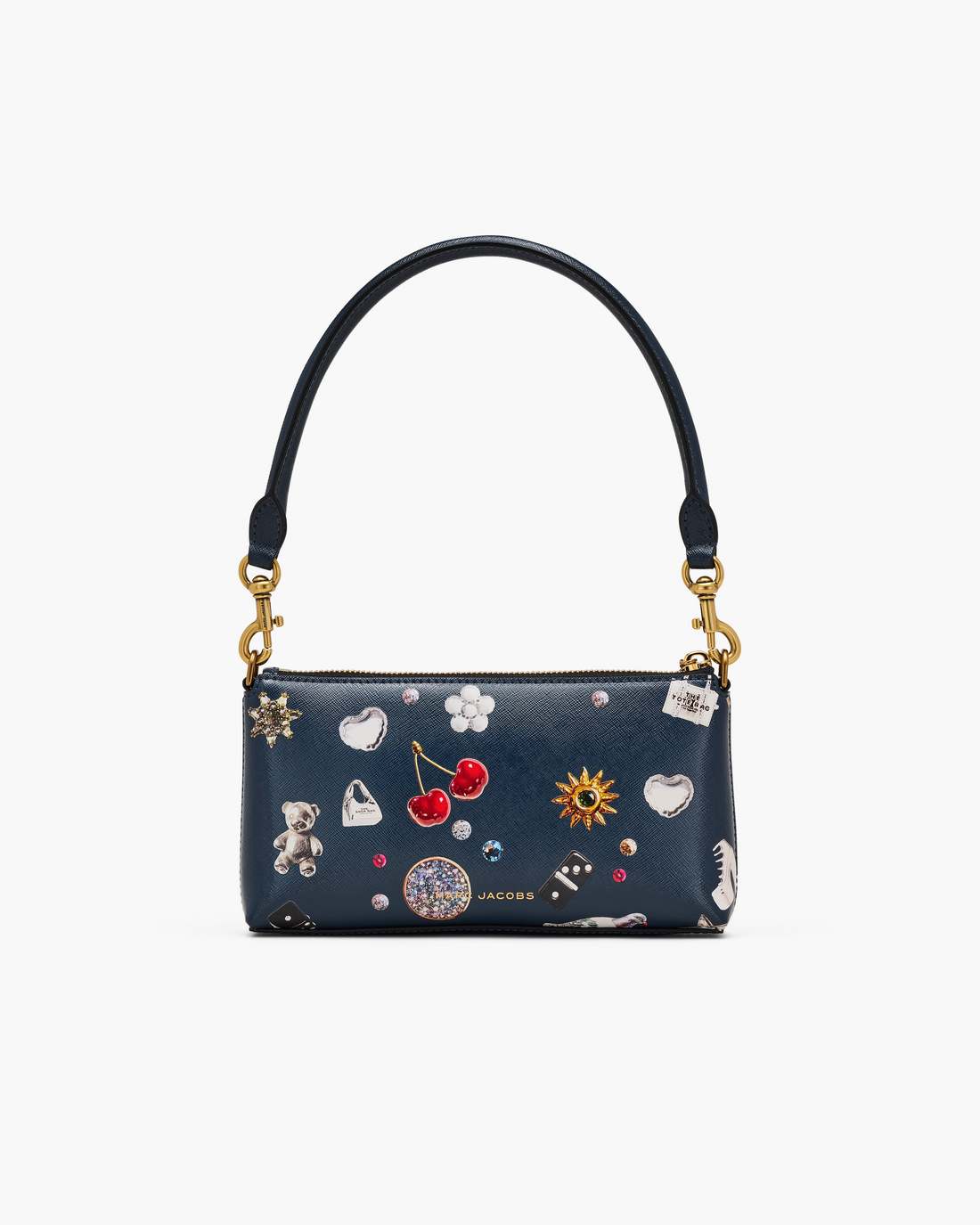 The Trinket Snapshot Convertible Shoulder Bag Navy Multi